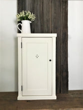 Load image into Gallery viewer, Farmhouse Style Wall Mounted Washroom Cupboard ,  18&quot; x 30&quot; ,  Chalk Paint Finish
