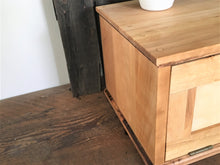 Load image into Gallery viewer, Farmhouse Style Cherry Wood Bread Box