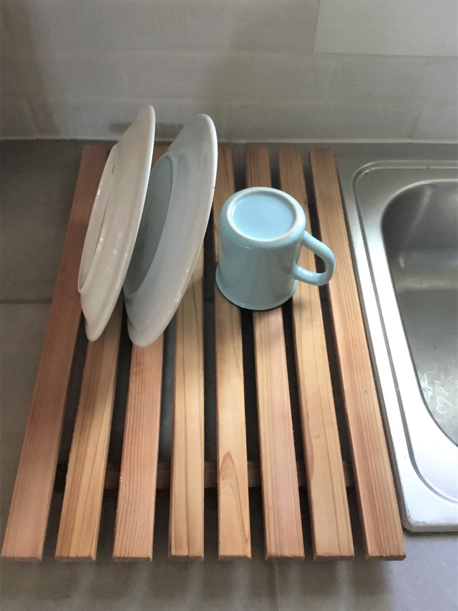 Cedar Wood Dish Drying Tray – Sharon M for the Home