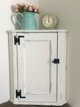 Load image into Gallery viewer, Farmhouse Style Wall Mounted Corner Cabinet