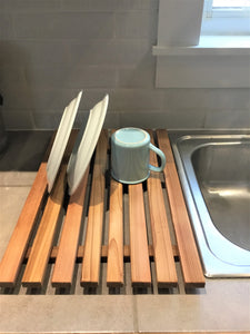Cedar Wood Dish Drying Tray