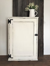 Load image into Gallery viewer, Wall Mounted Farmhouse Style Washroom Cabinet