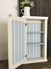 Load image into Gallery viewer, Farmhouse Style Wall Mounted Washroom Cupboard ,  18&quot; x 30&quot; ,  Chalk Paint Finish