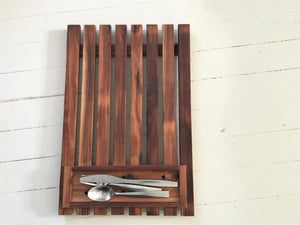 Counter Dish Drying Rack with Cutlery Tray