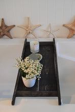 Load image into Gallery viewer, Rustic Wood Bath Tray Recycled Wood 12&quot; Wide