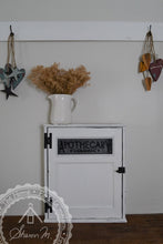 Load image into Gallery viewer, Farmhouse  Style Wall Mounted Washroom Cabinet Glass Panel Door
