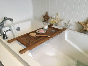Reclaimed Barn Wood Bath Tray