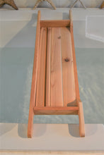 Load image into Gallery viewer, Cedar Bath Tray , Tablette Holder