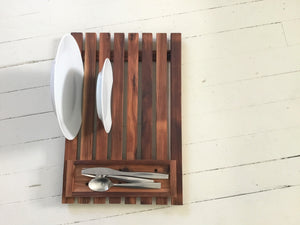 Counter Dish Drying Rack with Cutlery Tray