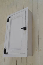 Load image into Gallery viewer, Built In Washroom Cabinet , Farmhouse Style Medicine cabinet , Full Door Panel