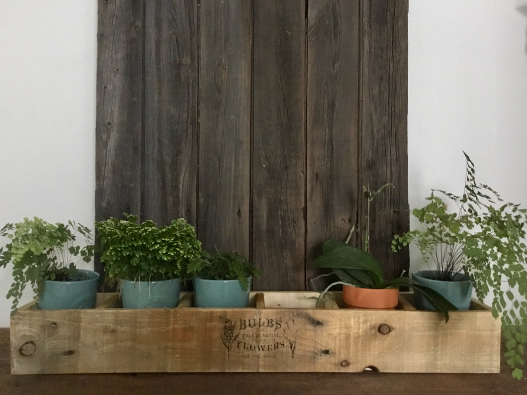 Wood Planter Box , Reclaimed Wood