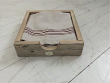 Load image into Gallery viewer, Rustic Reclaimed Wood Napkin Holder , Natural Finish