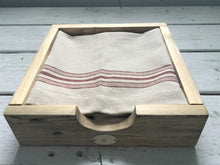 Load image into Gallery viewer, Rustic Reclaimed Wood Napkin Holder , Natural Finish