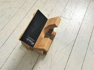 Support de culture de pousses de bois avec bac d'égouttement, 1 support de bocal, support de tableau noir